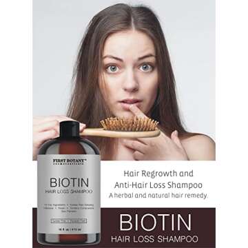 First Botany Cosmeceuticals, Hair Regrowth and Anti Hair Loss Shampoo