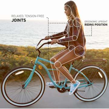 sixthreezero Women's Beach Cruiser Bike - Stylish Ride