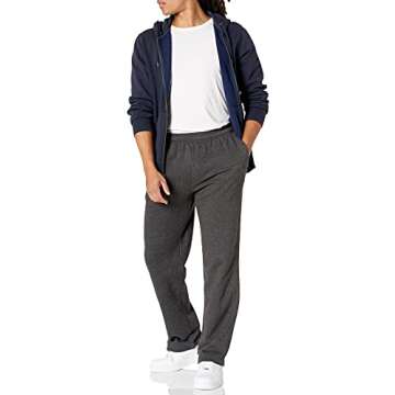 Men's Fleece Sweatpant - Amazon Essentials Charcoal