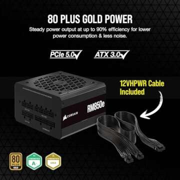 Corsair RM850e Fully Modular Low-Noise Power Supply