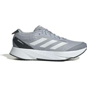 Men's Grey adidas Adizero SL Running Shoes Size 9