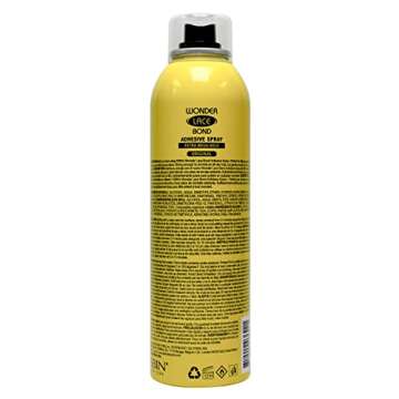 EBIN NEW YORK Wonder Lace Bond Adhesive Spray Original - Extra Mega Hold 6.08 fl oz./ 180mL | Daily Use, Fast Drying, No Residue, No Build-up, All-Day Hold, Easy Daily Wig Installation