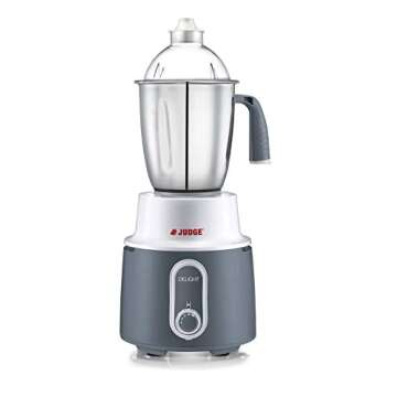 Judge Delight Wet/Dry 3-Jar Mixer Grinder Powerful 750 Watts Motor, Stainless Steel Blades and Jars, Modern Elegant Design, 110v for USA