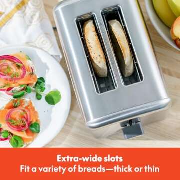 Bella Toaster with Extra Wide Slots & 6 Settings