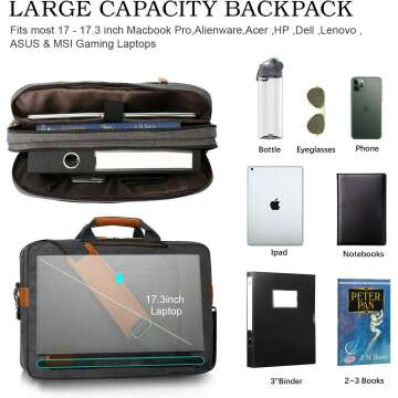 Large Capacity Laptop Messenger Bag
