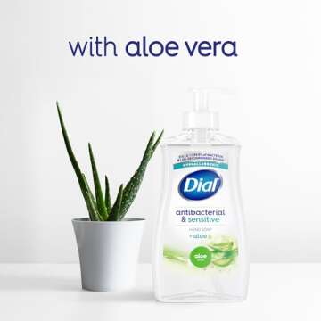 Dial Antibacterial Liquid Hand Soap Aloe Scent 11 Fl Oz Pack of 12