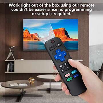 Roku TV Replacement Remote Control for Smart TVs