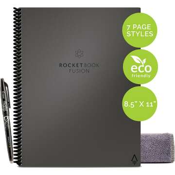 Smart Reusable Notebook with Calendar & Lists