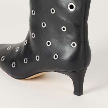 The Drop Women's Black Serena Midi Boot Size 8.5