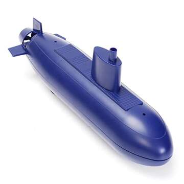 GoolRC Mini RC Submarine, 2.4GHz Remote Control Boat, 6 Channels DIY Under Water Ship RC Boat for Kids