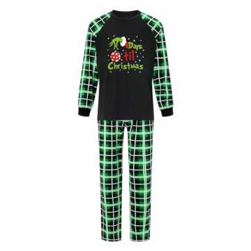 Matching Family Christmas Pajamas Set for Holidays