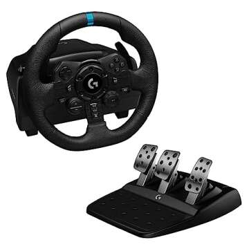 Logitech G923 Racing Wheel & Pedals + Driving Force Shifter - Renewed