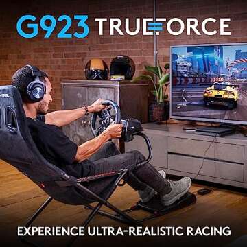 Logitech G923 Racing Wheel Bundle for PS5 & PC