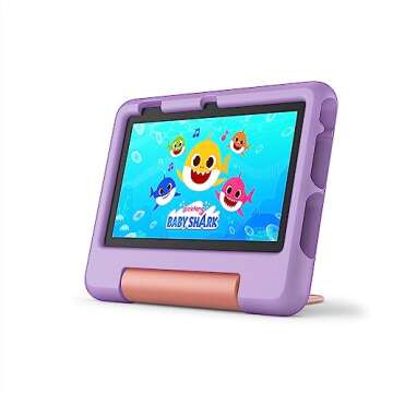 Amazon Fire 7 Kids Tablet (3-7 Years) - Ad-Free Content, Easy Parental Controls