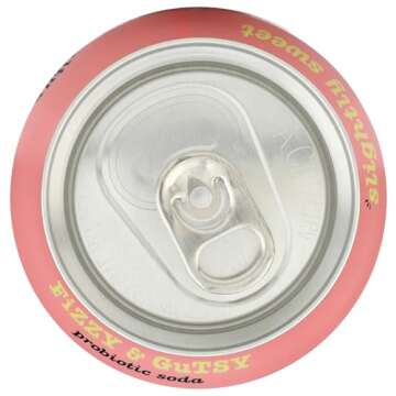 Culture Pop Soda Pink Grapefruit Soda, 12 FZ