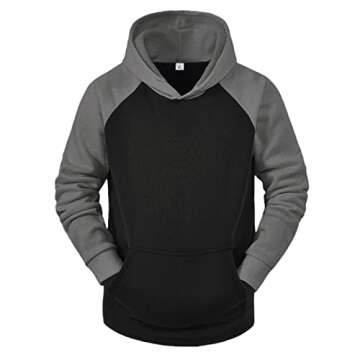 BOIYI 2PCS Outfits Men's Hooded Athletic Sports Tracksuits Long Sleeve Pullover Hoodies Sweatshirt and Sweatpants Winter Suit 02-dark Gray 3X-Large