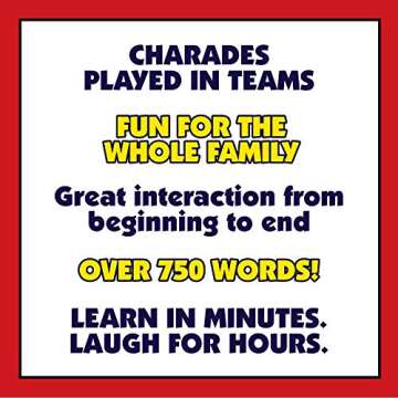 Rollick! Team CHARADES Party Game - Hysterical Game Night for Friends and Family - Fun Group Game - Easy to Play Party Game - Fun for All Ages