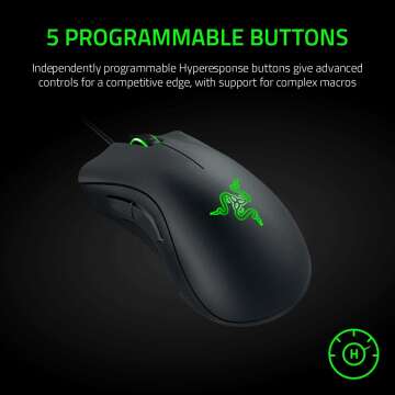 Razer DeathAdder Essential Gaming Mouse - 6400 DPI