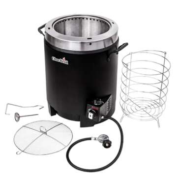 Charbroil® The Big Easy® TRU-Infrared™ Cooking Technology Propane Gas Stainless Steel Oil-Less Turkey Fryer, Black - 17102065