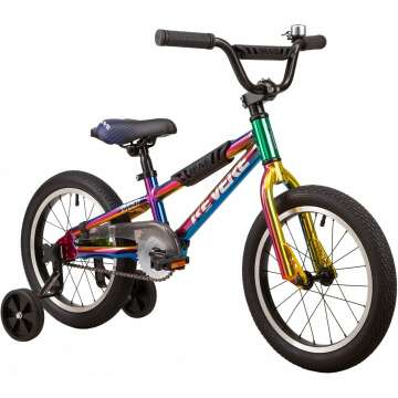 Revere 16" Freestyle Kids Bicycle, Bike for Kids Ages 4-6 Years and Up, BMX Bike for Boys Girls, Beginner Level Riders, Single Speed Kids Bike, Tool-Less Quick Release Training Wheels.