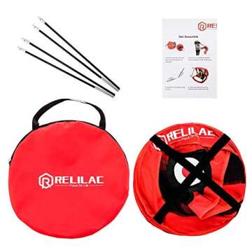 RELILAC Pop Up Golf Chipping Net - Indoor/Outdoor Golfing Target Accessories for Backyard Accuracy and Swing Practice - Great Gifts for Men, Dad, Husband, Women, Kid, Golfers