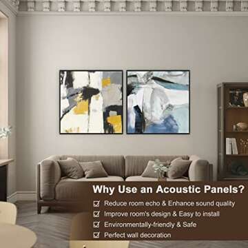 BUBOS 24" Acoustic Panels - Stylish Sound Treatment