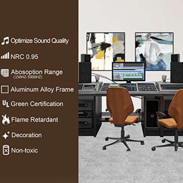 BUBOS 24" Acoustic Panels - Stylish Sound Treatment