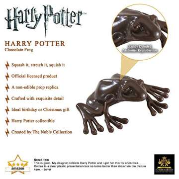 The Noble Collection Harry Potter Non Edible Chocolate Frog Prop Replica