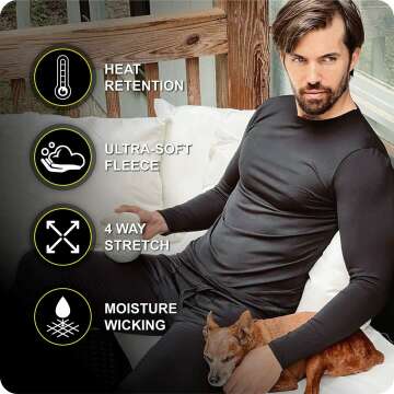 Men's Fleece Thermal Set