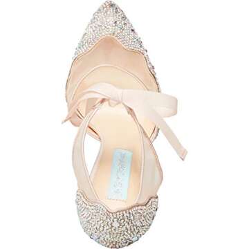 Blue by Betsey Johnson womens Sb-iris Pump, Champagne, 7.5 US