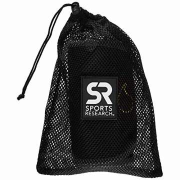 Sports Research Sweet Sweat Arm Trimmers for Men & Women | Increases Heat & Sweat Production to The Bicep Area | Includes Mesh Carrying Bag (Quartz, Large)