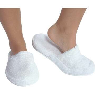 Luxury Cotton Spa Slippers - Indoor & Outdoor