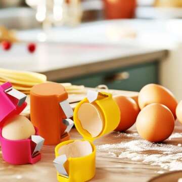 Egg Shell Opener Tool - Easy Egg Cracker & Peeler