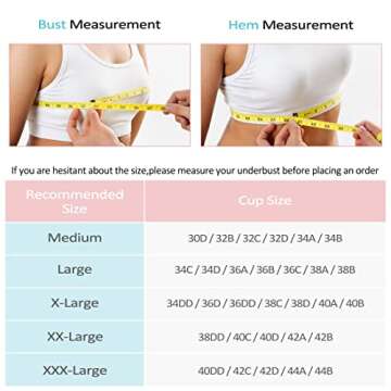 Women's Zip Front Sports Bra Wireless Post-Surgery Bra Zipper Closure Bras Padded Surgical Bra Racerback Workout Bra Active Yoga Sports Bra Zip Up Bras Comfortable Mastectomy bra(Medium, 3 pack Flesh)