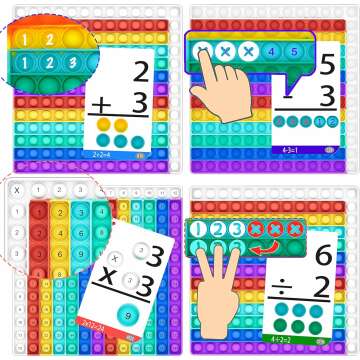 Fun Math Flash Cards for Kids (Ages 4-8)