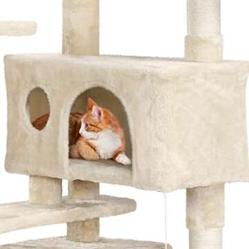 Yaheetech 54in Cat Tree Tower for Kittens and Cats