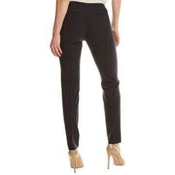 Elie Tahari Women's Jillian Slim-Leg Pant, Navy, 10