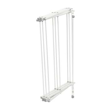 Household Essentials White 5119-1 Indoor Metal Clothes Drying Rack for Laundry