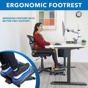 Adjustable Under Desk Footrest