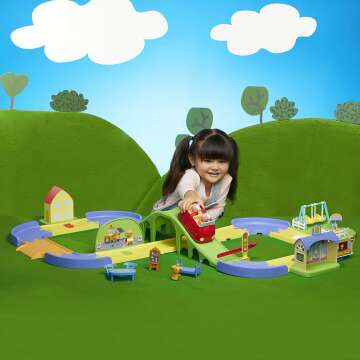 Peppa Pig Town Playset with Car Track