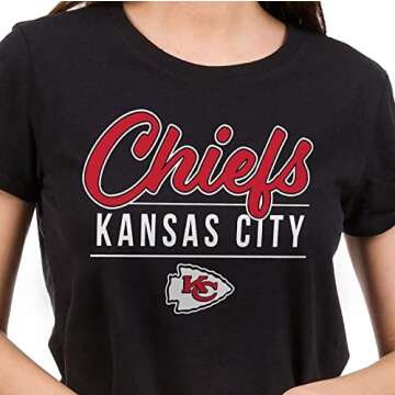 Junk Food Clothing x NFL - Kansas City Chiefs - Fan Favorite - Women's Short Sleeve Fan T-Shirt - Size Medium