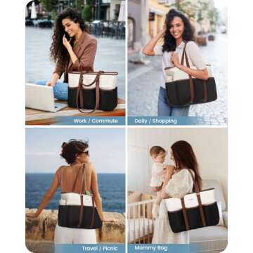 LOVEVOOK Tote Bag: Stylish Utility Bag for Women