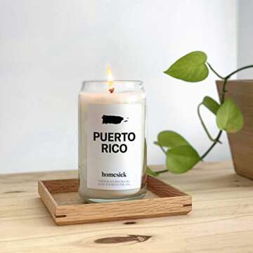 Homesick Candle Scented, Puerto Rico, Mango