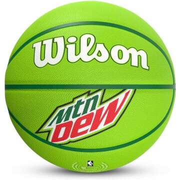 WILSON NBA All-Star Game Mountain Dew 3-PT Contest Official Game Ball Full Size 7 Basketball