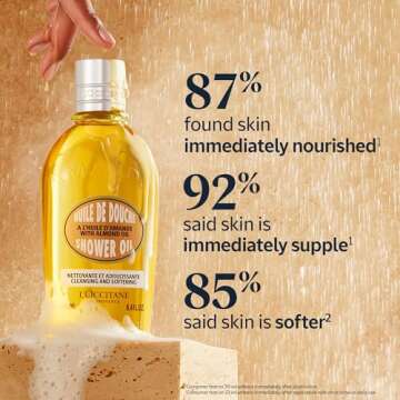 L'Occitane Almond Shower Oil, 2.5 Fl Oz