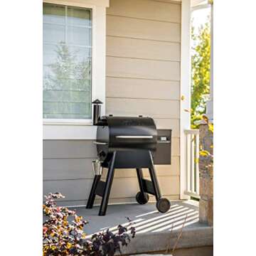 Traeger Grills Pro 575 Electric Wood Pellet Grill and Smoker with WiFi and App Connectivity, Black