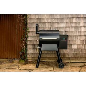 Traeger Grills Pro 575 Electric Wood Pellet Grill and Smoker with WiFi and App Connectivity, Black