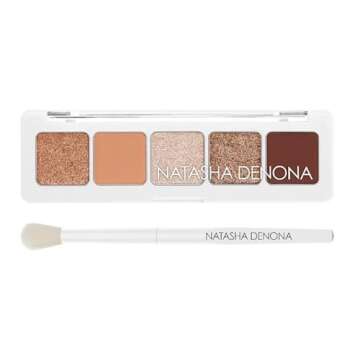 Natasha Denona Mini Nude Eyeshadow Kit - Mini Nude Eyeshadow Palette & Eyeshadow Brush