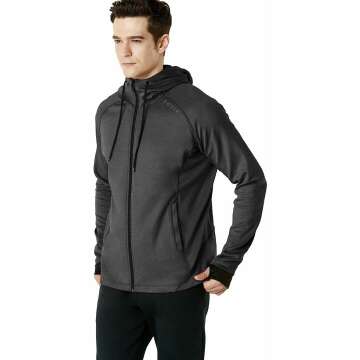 TSLA Men's Full Zip Up Hoodie