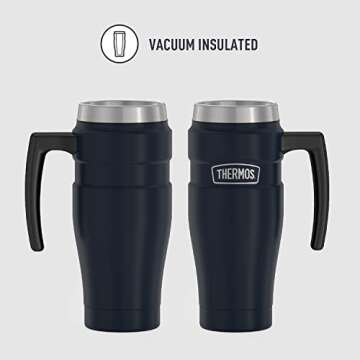 THERMOS Stainless King Vacuum-Insulated 16 oz Travel Mug in Midnight Blue